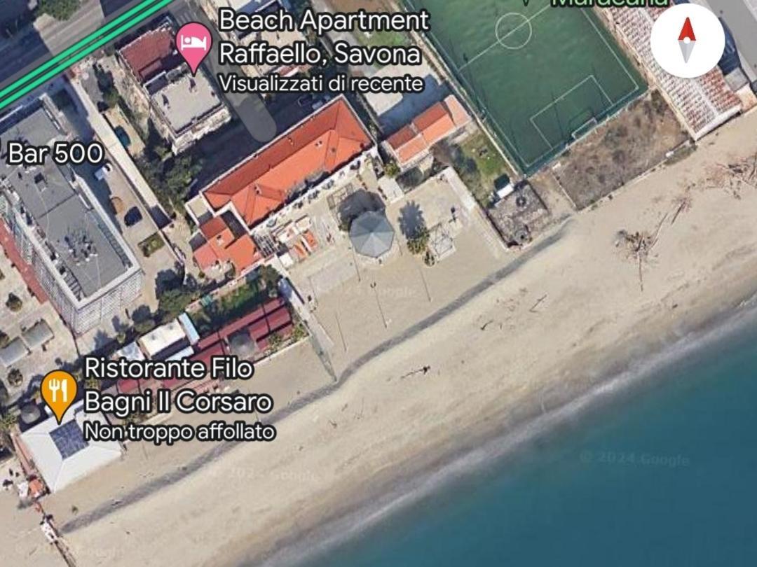 Raffaello Beach Apartment - 50 M From The Sea - Wifi Савона Екстериор снимка